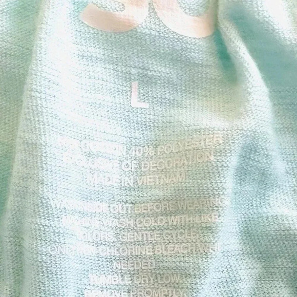 NWT SO GOODS FOR LIFE Juniors Sleeveless Straps Pullover V-Neck Blue Top Large - Picture 10 of 10